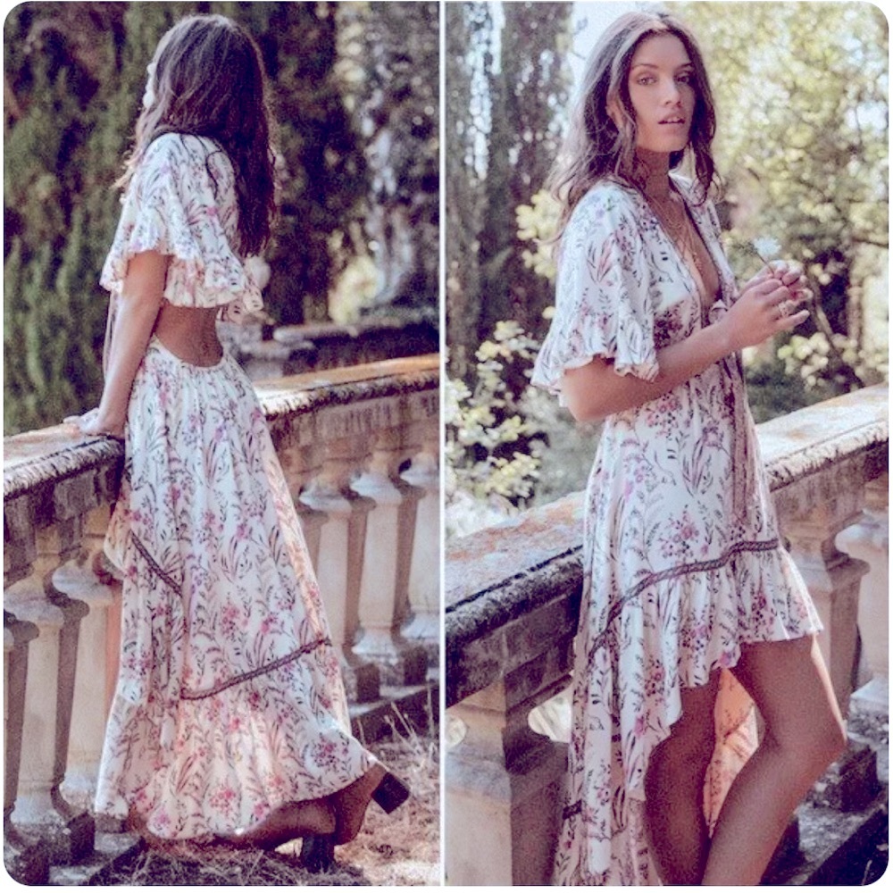 BOHO high-low dress